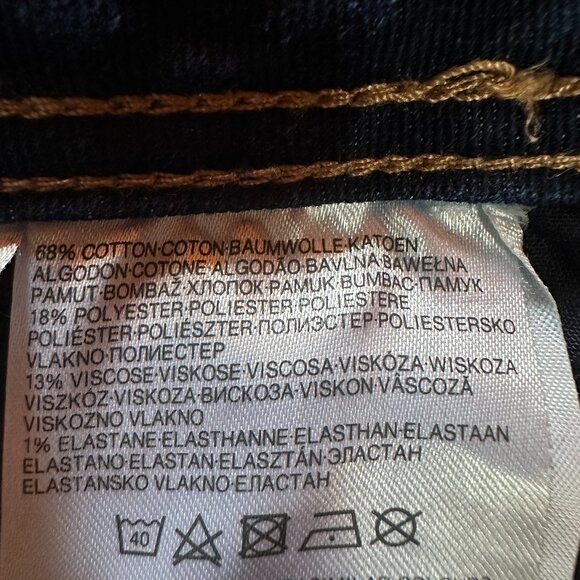 C&A Europe Dark Blue Denim Skirt – French Size 38 (US Small/4) - Picture 6 of 6